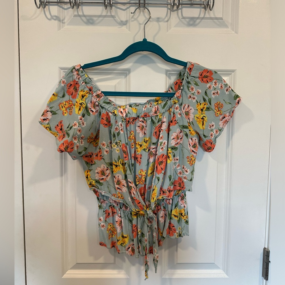 Floral off the shoulder top from Francesca’s